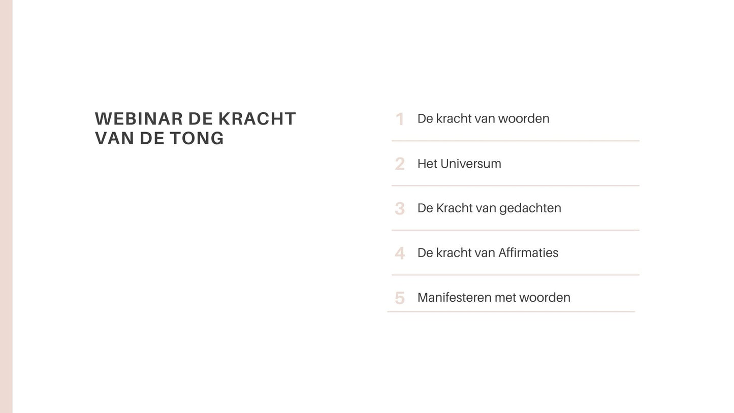 Webinar de Kracht van de Tong